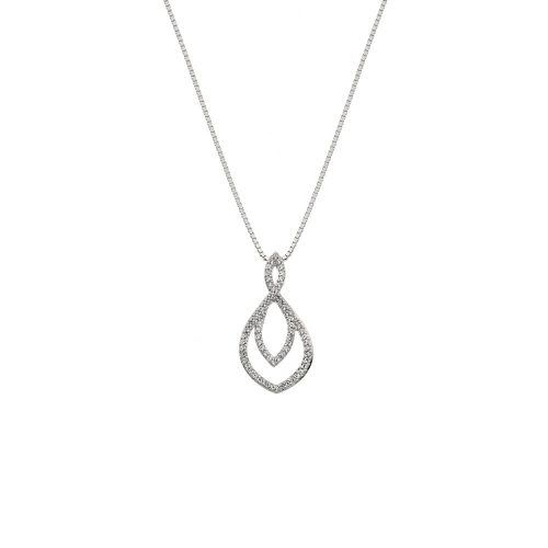 Hot Diamonds - Silberne Halskette mit Anhänger - DP733